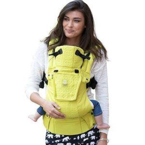 NIB LÍLLÉbaby Complete Embossed Baby Carrier, Citrus (Green/Yellow)